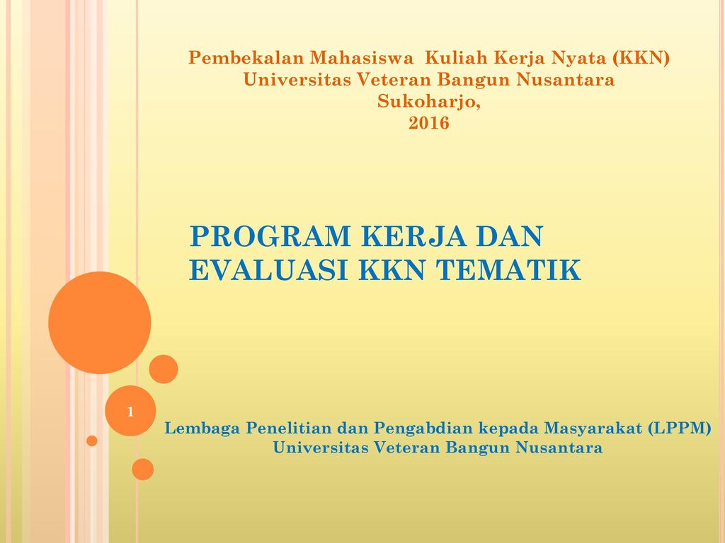 Contoh Proposal Program Kerja Kkn